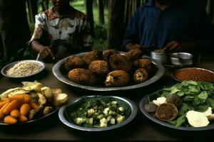 National Essen von Kongo kostenlos Zustand das foto
