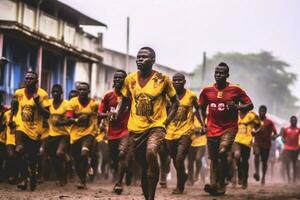 National Sport von Republik von das Kongo foto