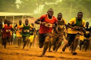 National Sport von Republik von das Kongo foto