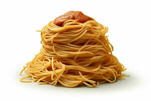 Foto von Spaghetti mit Nein Hintergrund