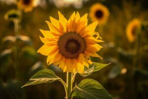 ein Sonnenblume Hintergrund foto