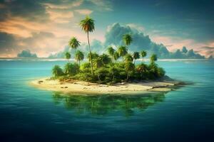 tropisches Inselmeer foto
