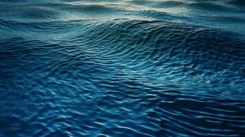 ein Blau Wasser mit Wellen im das Wasser foto