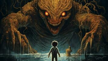 ein Poster zum das Film das Monster- foto