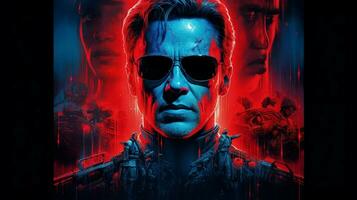 ein Poster zum das Film das Terminator foto