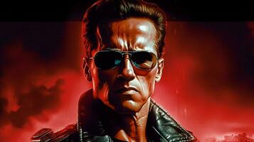 ein Poster zum das moviethe Terminator foto