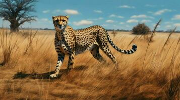 Gepard Stalking Bild hd foto