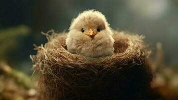 süß Vogel Nest foto