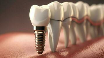 Dental Pflege implantieren foto
