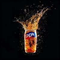 Pepsi Feuer mit Weiß Hintergrund hoch Qualität Ultra foto