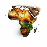 Afrika mit transparent Hintergrund hoch Qualität Ultra hd foto