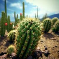 Kaktus hoch Qualität 4k Ultra hd hdr foto