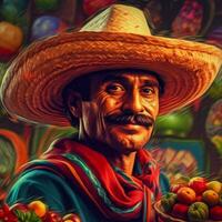 cinco de Mayo Zeichnung hoch Qualität 4k Ultra hd h foto