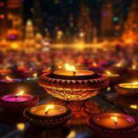 Diwali Hintergrund hoch Qualität 4k Ultra hd hdr foto