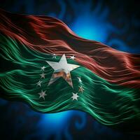 Flagge von Aserbaidschan hoch Qualität 4k ult foto