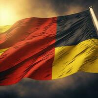 Flagge von Belgien hoch Qualität 4k Ultra foto