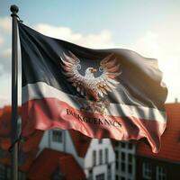 Flagge von Braunschweig und Lüneburg hoch qu foto