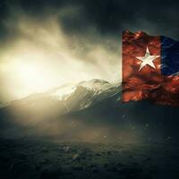 Flagge von Chile hoch Qualität 4k Ultra hd foto