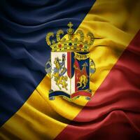 Flagge von Herzogtum von Parma hoch Qualität 4k foto