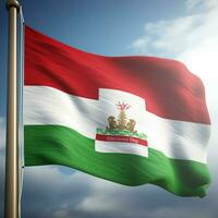 Flagge von äquatorial Guinea hoch Qualität foto
