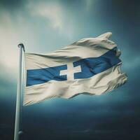 Flagge von Finnland hoch Qualität 4k Ultra foto