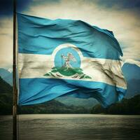 Flagge von Guatemala hoch Qualität 4k ultra foto