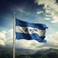 Flagge von Honduras hoch Qualität 4k Ultra foto