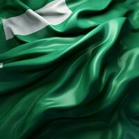 Flagge von Nigeria hoch Qualität 4k Ultra foto