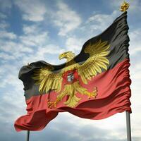 Flagge von Norden Deutsche Staatenbund hoch foto