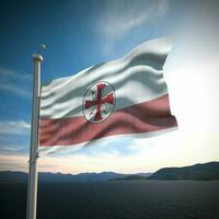 Flagge von Piemont-Sardinien hoch Qualität foto