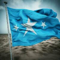 Flagge von Somalia hoch Qualität 4k Ultra foto
