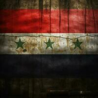 Flagge von Syrien hoch Qualität 4k Ultra hd foto