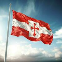 Flagge von Tonga hoch Qualität 4k Ultra hd foto