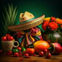 glücklich cinco de Mayo hoch Qualität 4k Ultra hd hdr foto