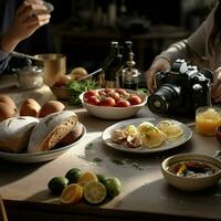 fotorealistisch Fachmann Essen kommerziell fotografieren foto