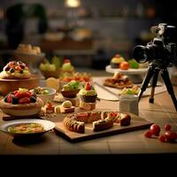 fotorealistisch Fachmann Essen kommerziell fotografieren foto