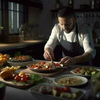 fotorealistisch Fachmann Essen kommerziell fotografieren foto