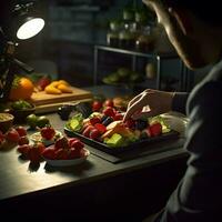 fotorealistisch Fachmann Essen kommerziell fotografieren foto