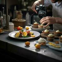 fotorealistisch Fachmann Essen kommerziell fotografieren foto