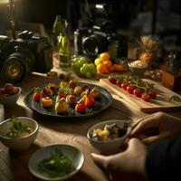 fotorealistisch Fachmann Essen kommerziell fotografieren foto