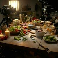 fotorealistisch Fachmann Essen kommerziell fotografieren foto