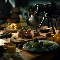 fotorealistisch Fachmann Essen kommerziell fotografieren foto