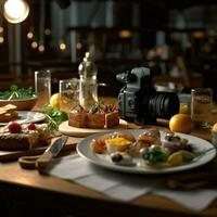 fotorealistisch Fachmann Essen kommerziell fotografieren foto