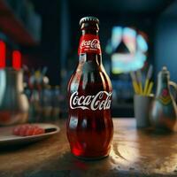 Produkt Schüsse von Coca Cola c2 hoch Qualität 4k ul foto