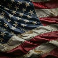 Produkt Schüsse von amerikanisch Flagge hoch Qualität 4k foto