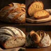 Produkt Schüsse von Brot hoch Qualität 4k Ultra hd foto
