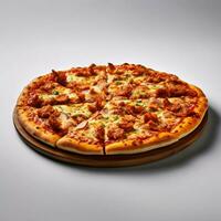 Produkt Schüsse von Foto von Pizza mit Nein Hintergrund