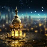 Ramadan Hintergrund hoch Qualität 4k Ultra hd hdr foto