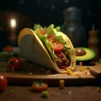 Tacos hoch Qualität 4k Ultra hd hdr foto