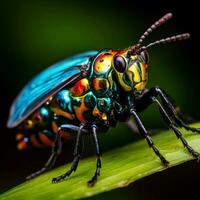agil Insekt mit beschwingt Flügel foto
